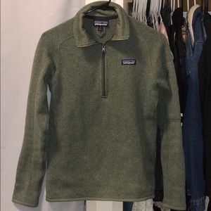 Dark Green Patagonia Quarter Zip